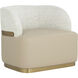 Brinda Napa Beige / Hailey Moon Swivel Lounge Chair